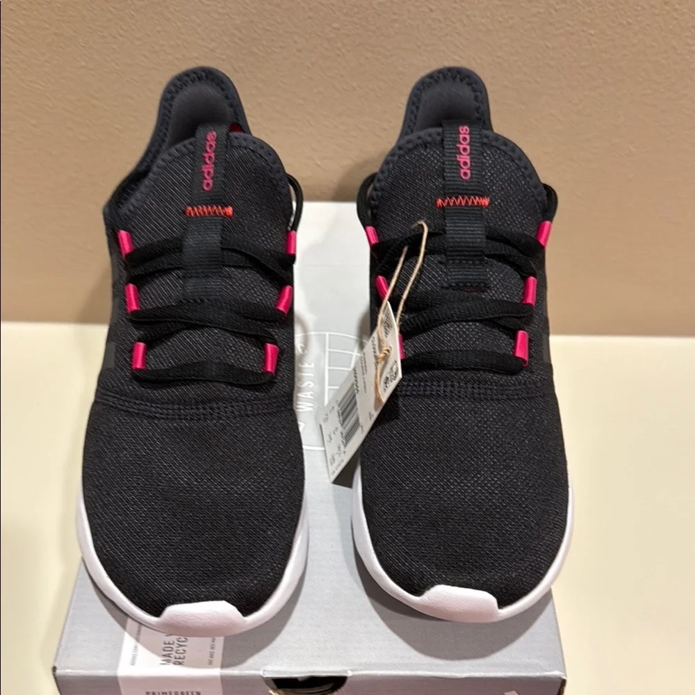 Adidas Cloudfoam Pure 2.0 Women’s Size 7.5 Running Black w/Hot Pink H00944-Z018 - Picture 13 of 16